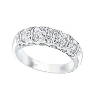 Bliss - Anello In Oro Bianco - Diamante Rotondo