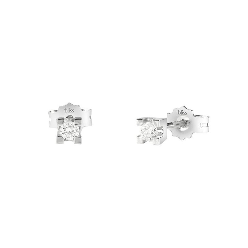 Bliss - Orecchini Bl Dream - Oro Bianco - Diamante