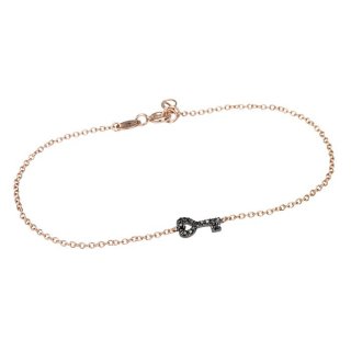 Bliss - Bracciale In Oro Rosa - Diamante Rotondo