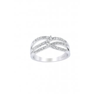 Bliss - Anello Via Lattea - Oro Bianco - Diamante