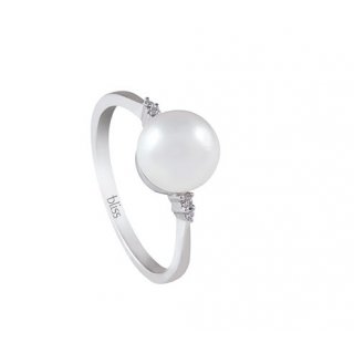 Bliss - Anello In Oro Bianco - Diamante - Bl Iris