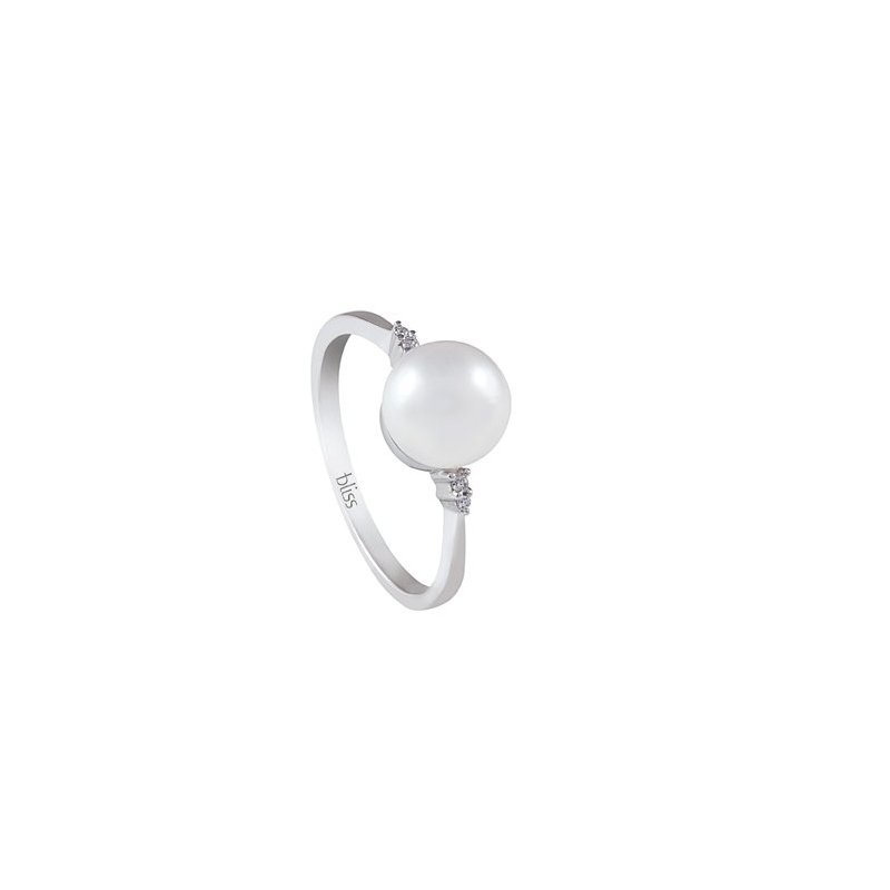 Bliss - Anello In Oro Bianco - Diamante - Bl Iris