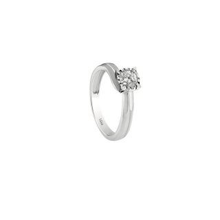 Bliss - Anello Bl Lumina - Oro Bianco - Diamante