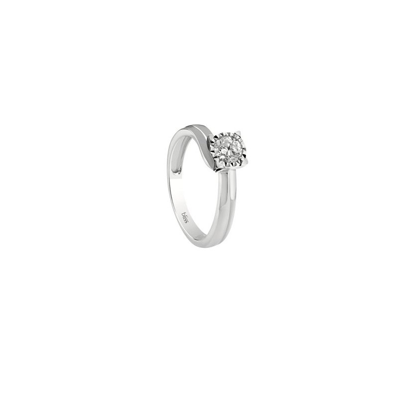 Bliss - Anello Bl Lumina - Oro Bianco - Diamante