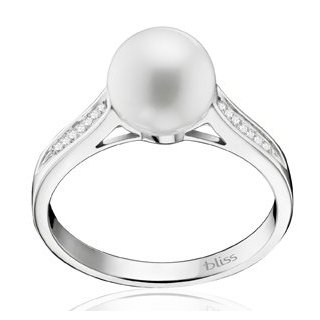 Bliss - Anello In Oro Bianco - Diamante Rotondo