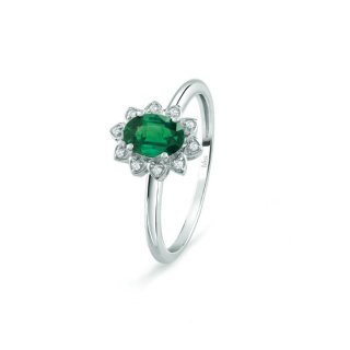Bliss - Anello Vittoria - Oro Bianco - Diamante