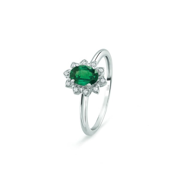 Bliss - Anello Vittoria - Oro Bianco - Diamante
