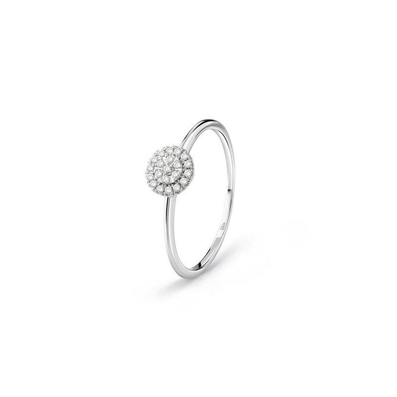 Bliss - Anello Bl Charlene - Oro Bianco - Diamante