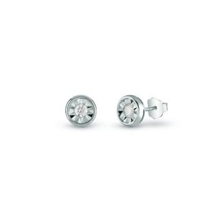 Bliss - Orecchini Bl Rugiada - Oro Bianco - Diamante
