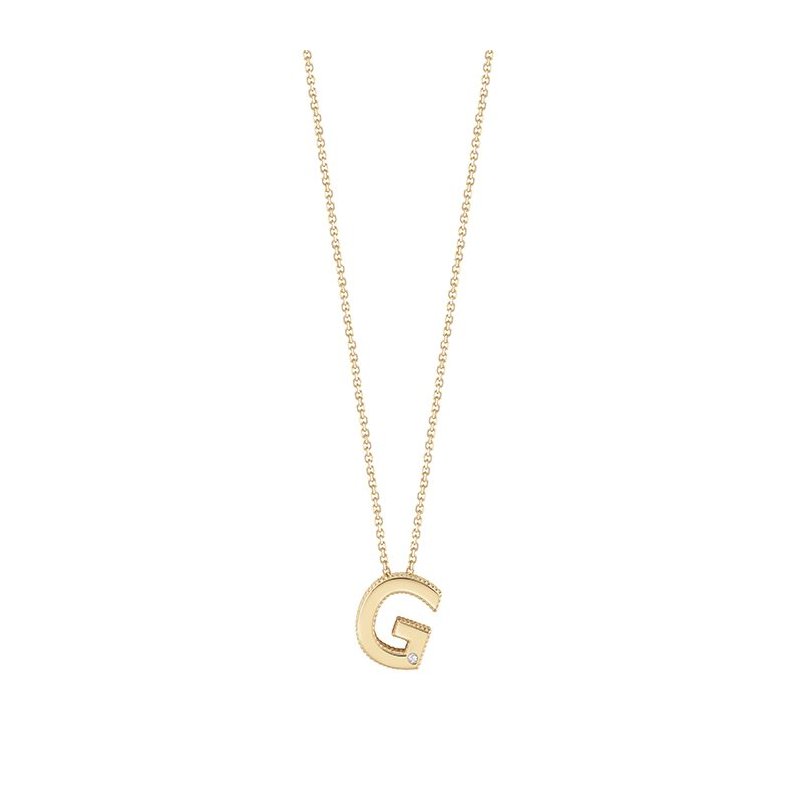 Bliss - Collierino In Oro Giallo - Diamante Rotondo
