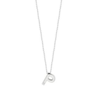 Bliss - Collierino In Oro Bianco - Diamante Rotondo
