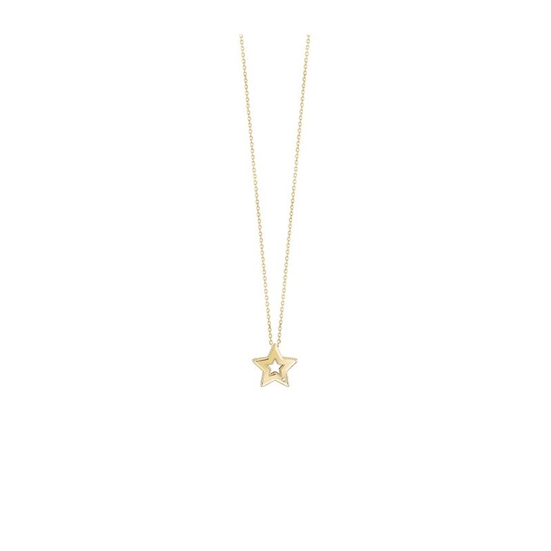Bliss - Collierino In Oro Giallo - Diamante