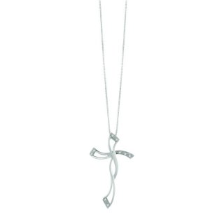 Bliss - Collierino In Oro Bianco - Diamante Rotondo