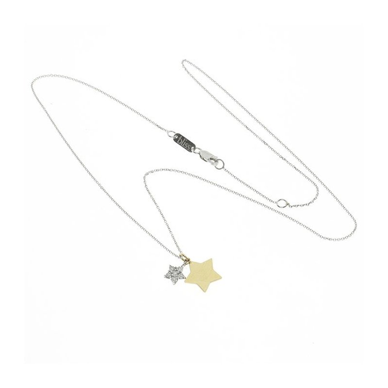 Bliss - Collierino In Oro - Diamante Rotondo