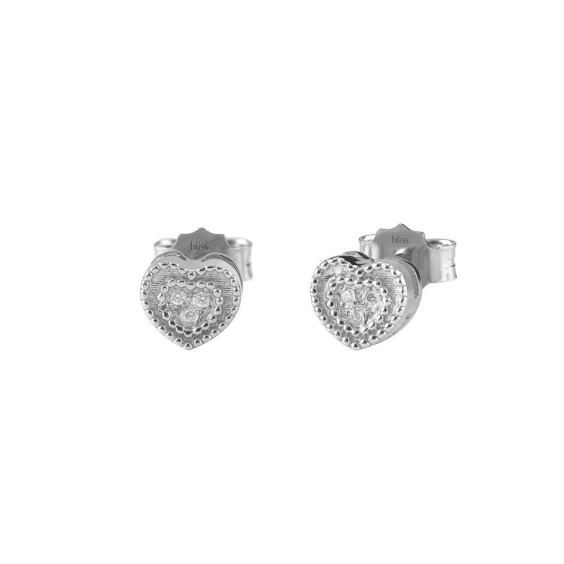Bliss - Orecchini In Oro Bianco - Diamante Gh