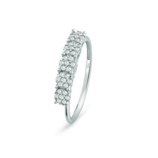 Bliss - Anello In Oro Bianco - Diamante Rotondo