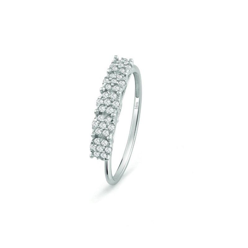 Bliss - Anello In Oro Bianco - Diamante Rotondo