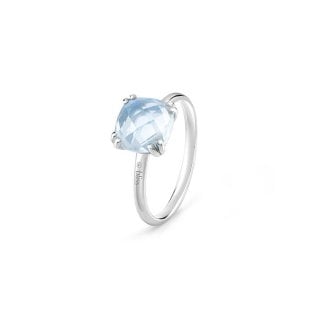 Bliss - Anello In Oro Bianco - Diamante Rotondo