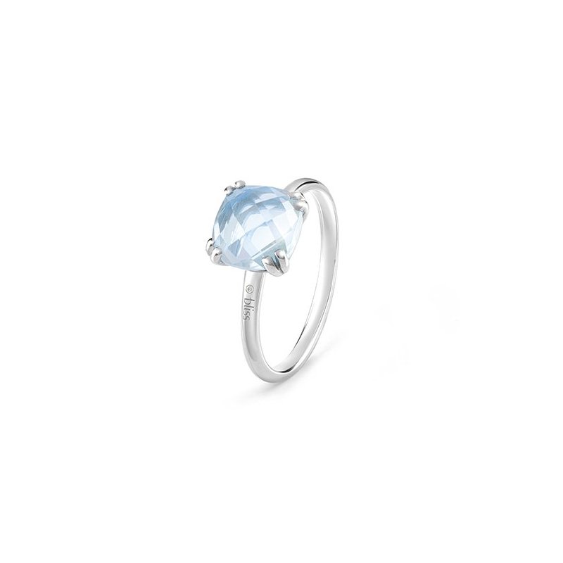 Bliss - Anello In Oro Bianco - Diamante Rotondo