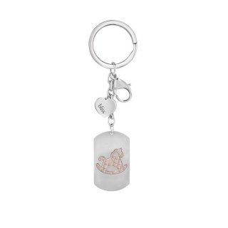 Bliss - Portachiavi In Argento - Elegante Design