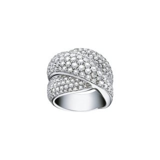 Damiani - Anello Gomitolo - Oro Bianco - Diamante