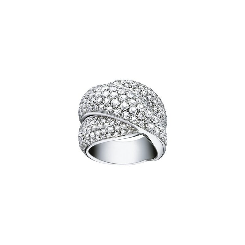 Damiani - Anello Gomitolo - Oro Bianco - Diamante