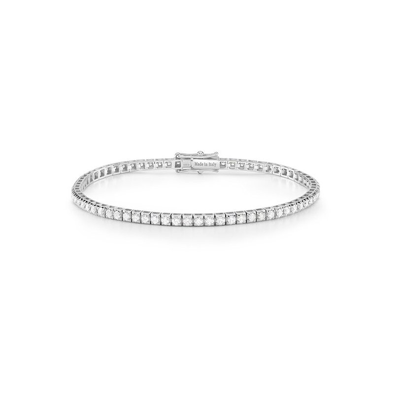 Damiani - Bracciale Tennis - Oro Bianco - Diamante