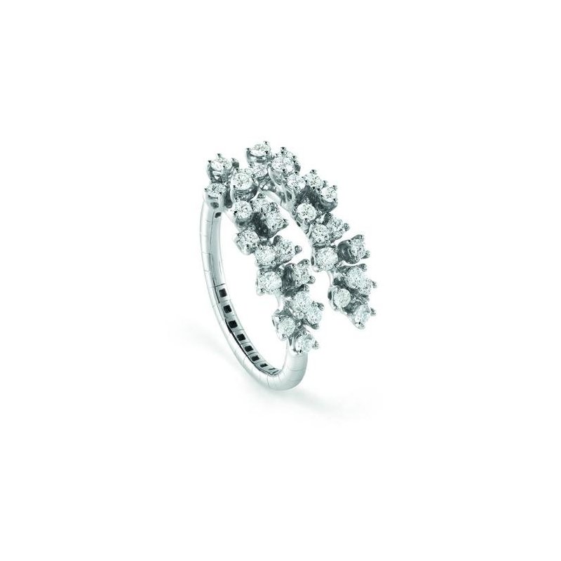 Damiani - Anello Mimosa Flexi - Oro Bianco - Diamante