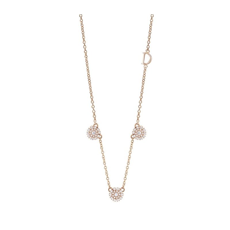 Damiani - Collana Margherita - Oro Rosa - Diamante