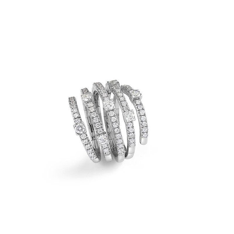 Damiani - Anello Notte Di San Lorenzo - Oro Bianco - Diamante