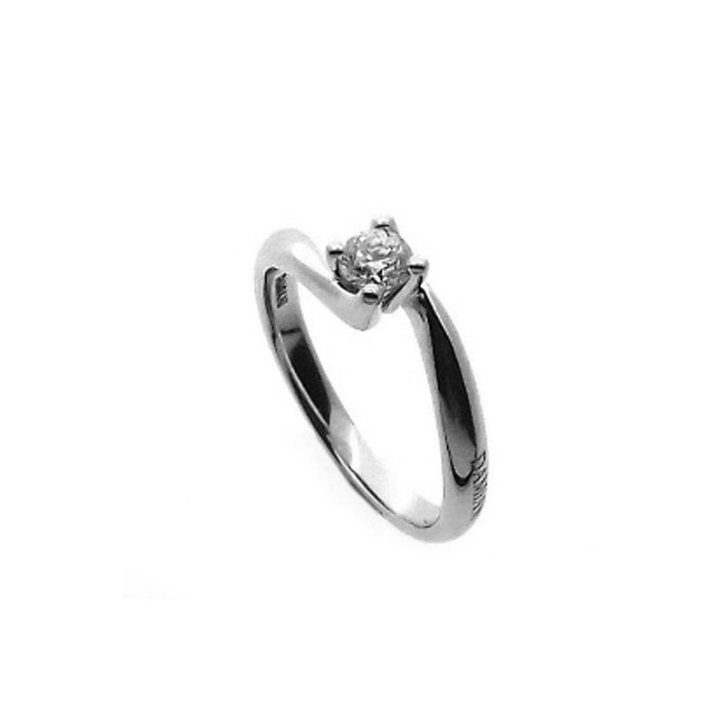 Damiani - Anello Scelgo Te - Oro Bianco - Diamante