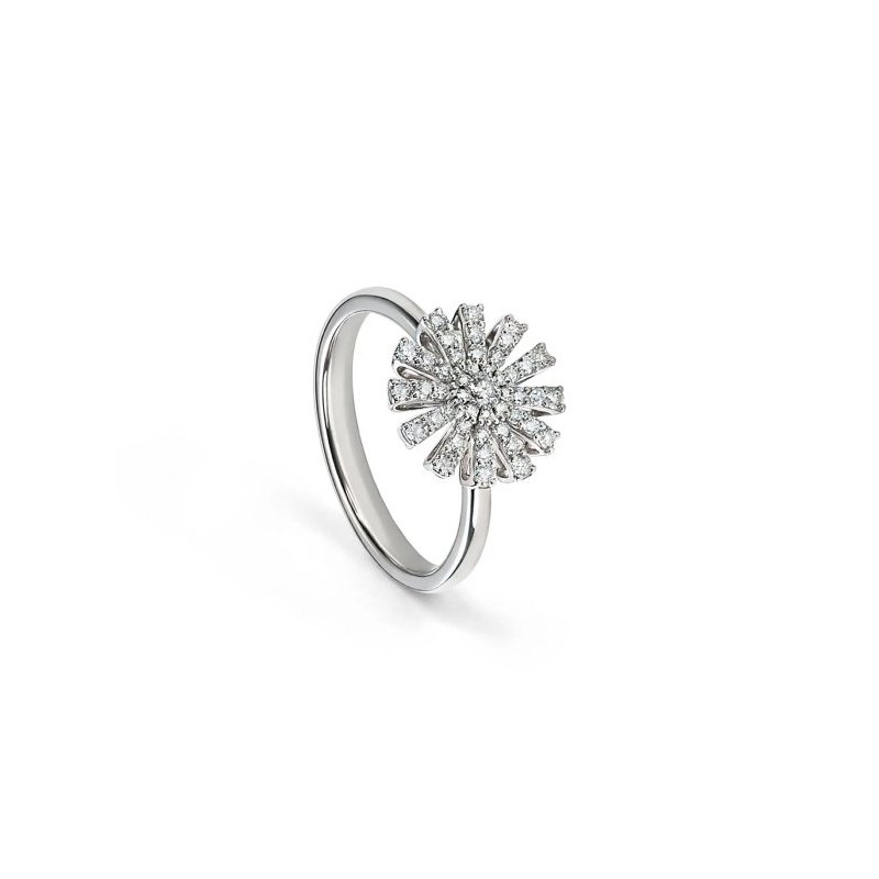 Damiani - Anello Margherita - Oro Bianco - Diamante