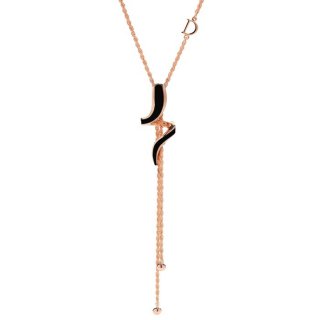 Damiani - Collierino In Oro Rosa - Ceramica