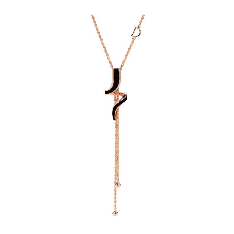 Damiani - Collierino In Oro Rosa - Ceramica
