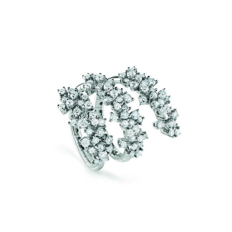 Damiani - Anello Mimosa Flexi - Oro Bianco - Diamante