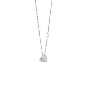 Damiani - Collierino In Oro Bianco - Diamante Rotondo