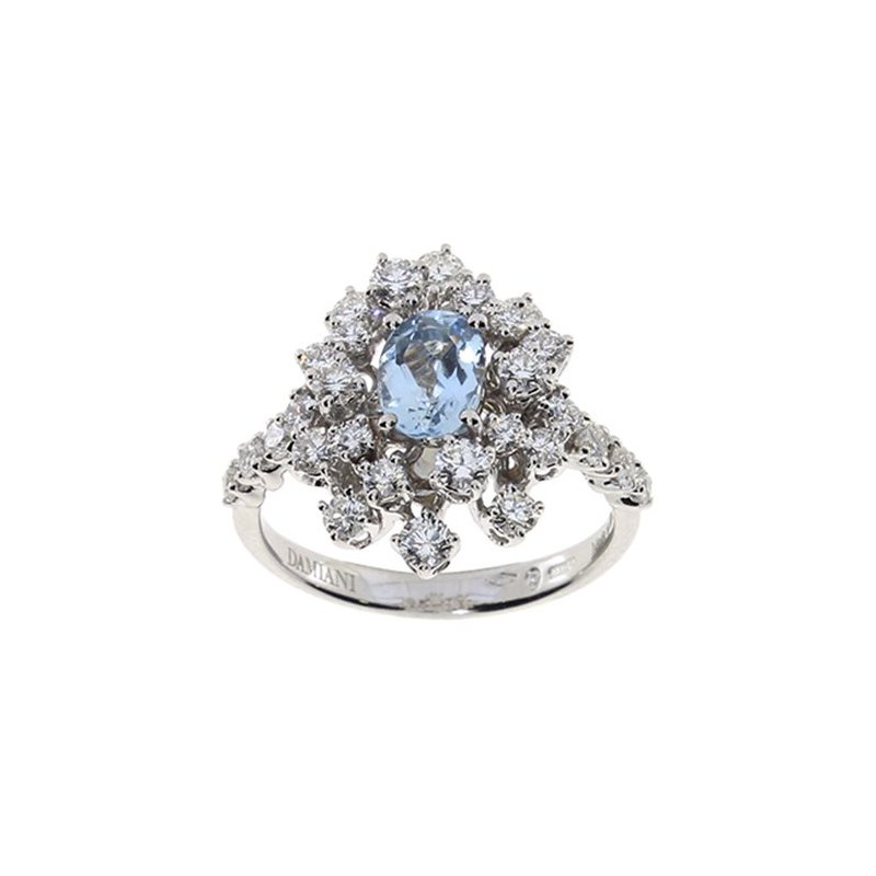 Damiani - Anello Mimosa - Oro Bianco - Diamante