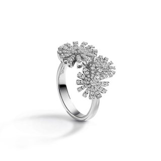 Damiani - Anello Margherita - Oro Bianco - Diamante