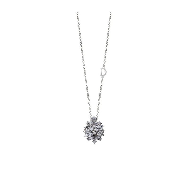 Damiani - Collierino Mimosa - Oro Bianco - Diamante