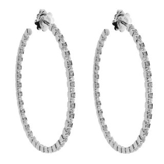 Damiani - Orecchini Belle Epoque - Oro Bianco - Diamante