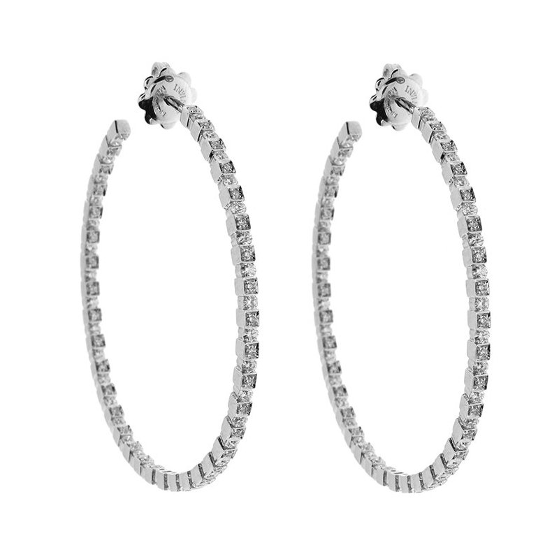 Damiani - Orecchini Belle Epoque - Oro Bianco - Diamante