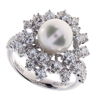 Damiani - Anello Mimosa - Oro Bianco - Diamante