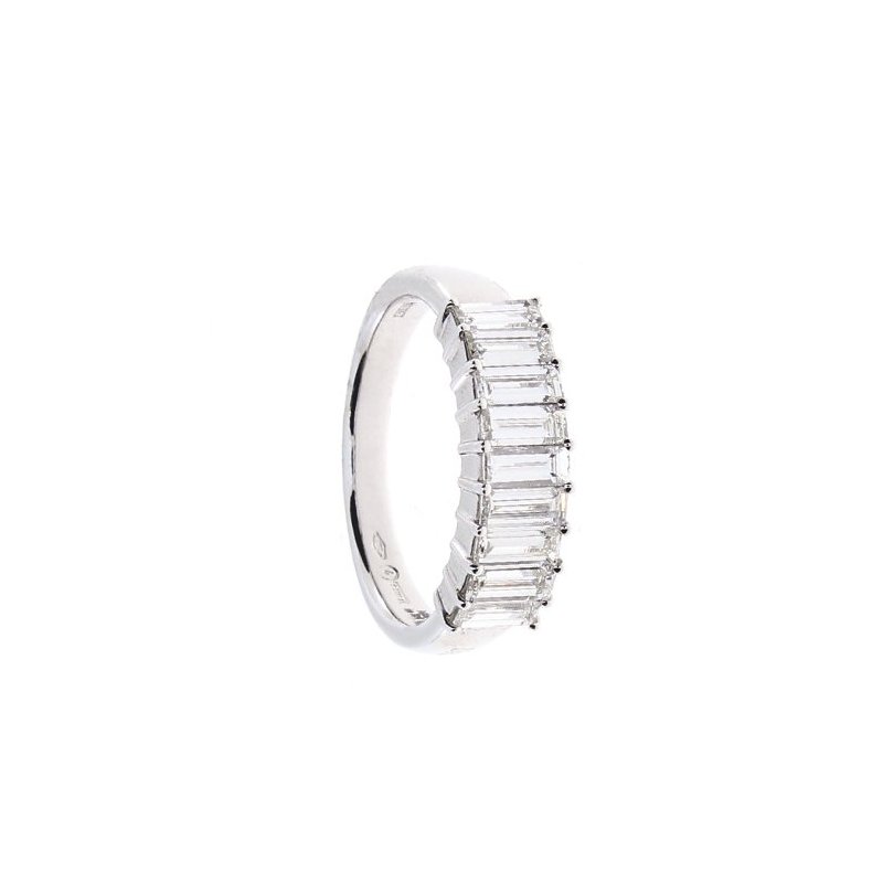 Damiani - Anello Timeless Classico - Oro Bianco - Diamante