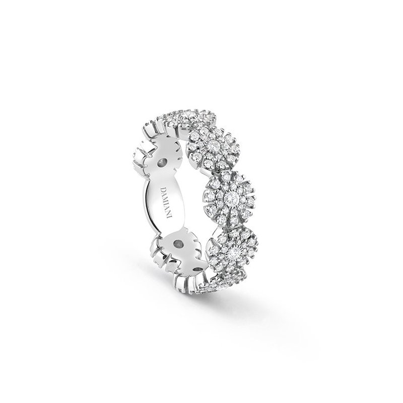 Damiani - Anello Margherita - Oro Bianco - Diamante