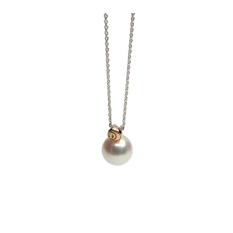 Damiani - Collierino In Oro Bianco - Collezione Perle