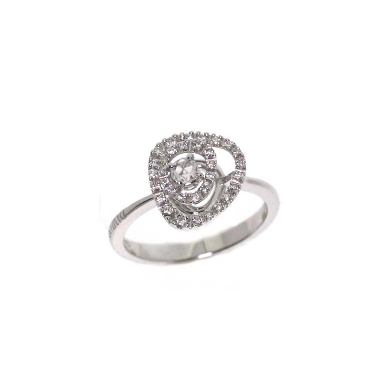 Damiani - Anello In Oro Bianco - Diamante