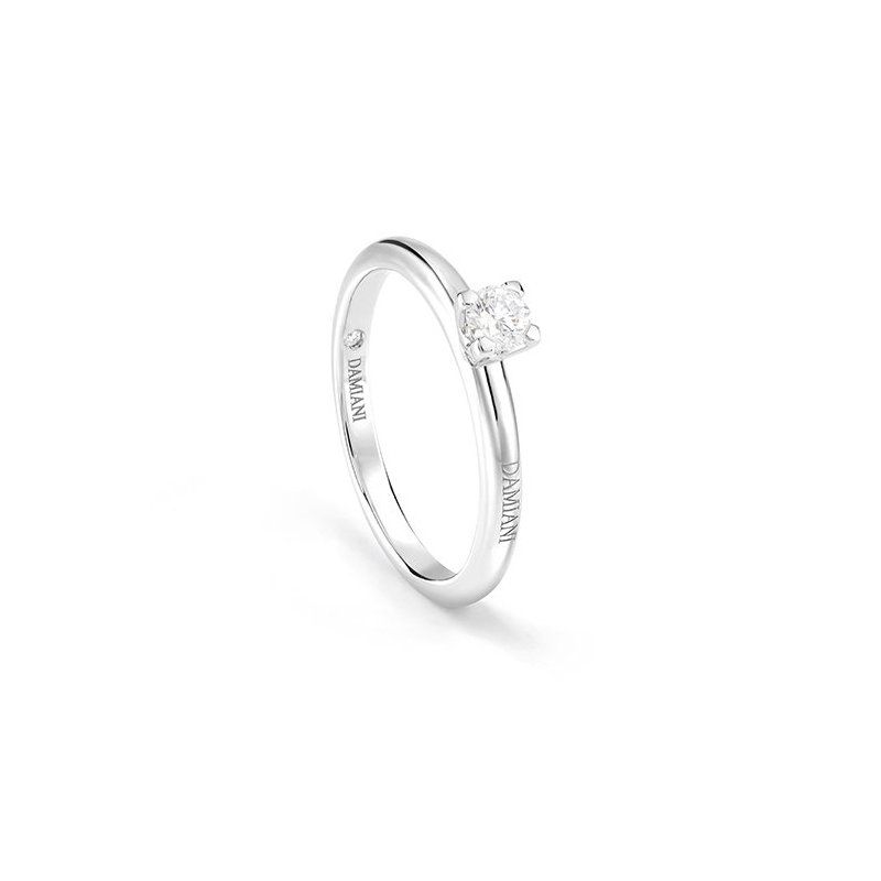 Damiani - Anello Luce New - Oro Bianco - Diamante