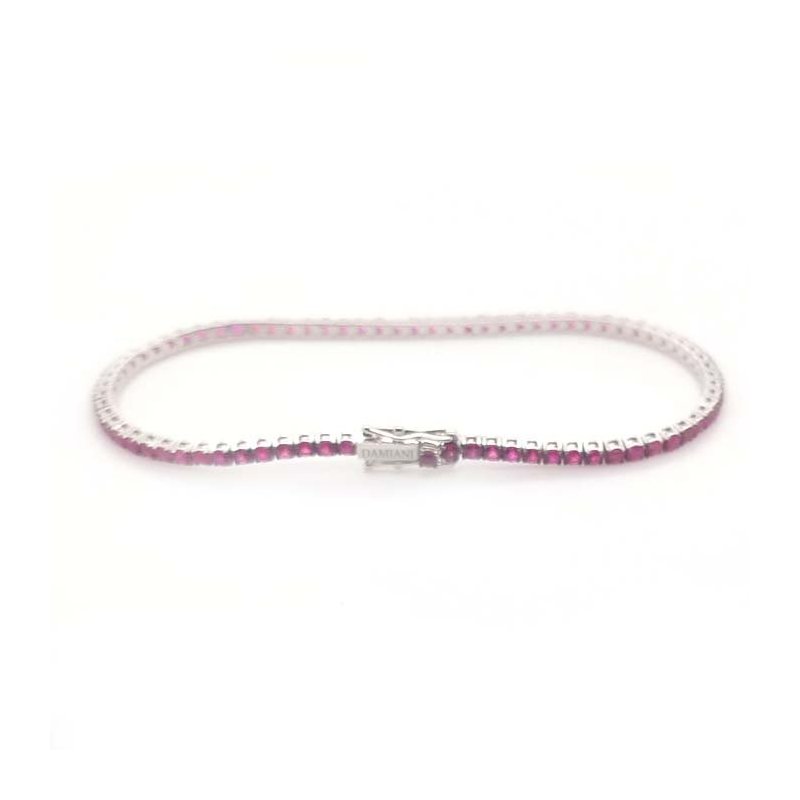 Damiani - Bracciale Tennis - Oro Bianco - Rubino