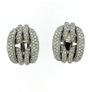 Damiani - Orecchini Lace - Oro Bianco - Diamante