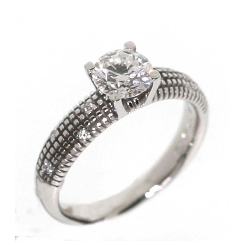 Damiani - Anello Metropolitan - Oro Bianco - Diamante